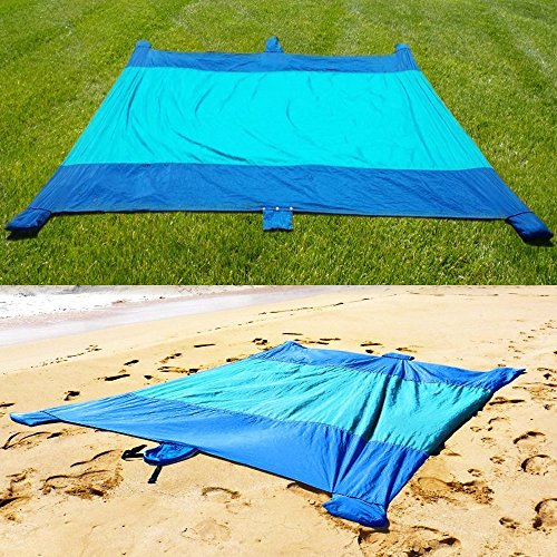 Bezzee Extra large Beach Blanket sand proof Beach Mat Picnic blanket