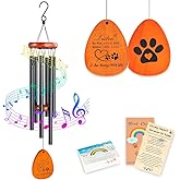 Pet Memorial Gifts for Loss of Dogs and Cats, Memorial Wind Chimes, Sympathy Gift for Dog and Cat, Remembrance Bereavement Gifts Dogs