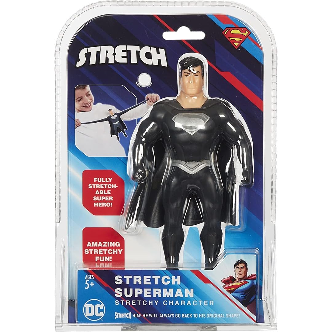 Stretch SUPERMAN TOY. AMAZING FUN. DC SUPERHERO TOY. BOYS PRESENT. SUPERHERO TOYS.