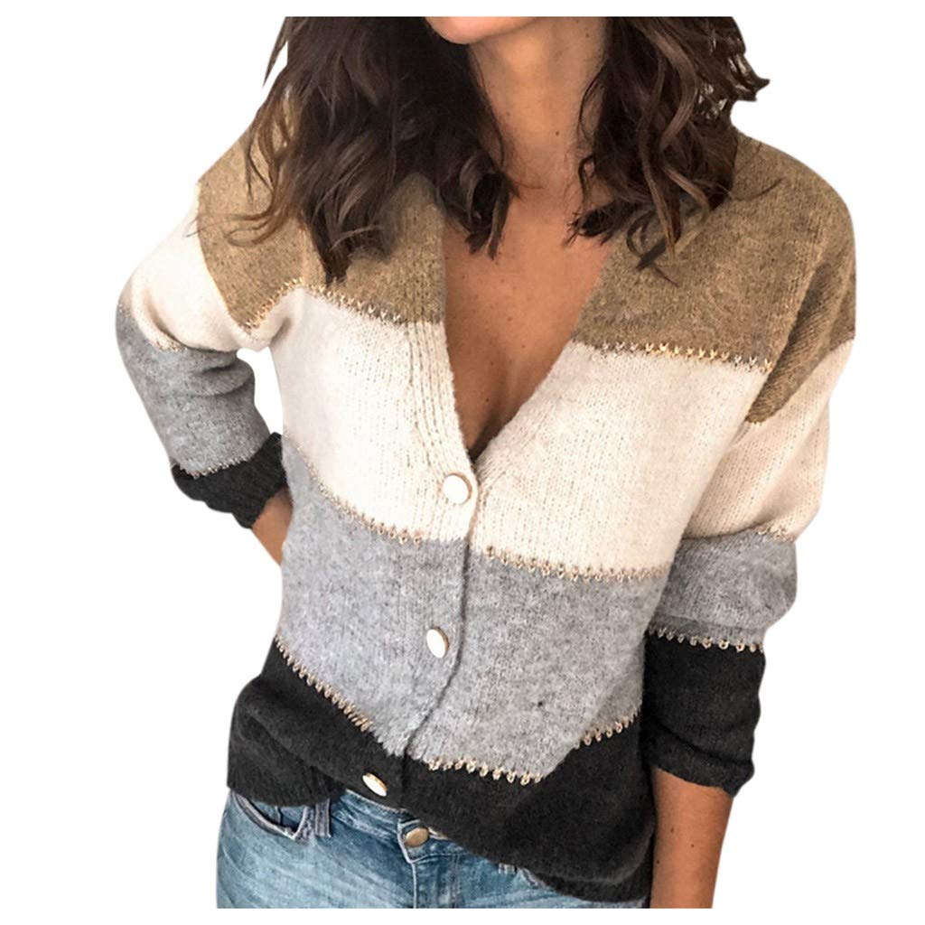 Winter Wear Women S Coats Fashion Women S V Neck Striped Color