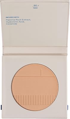 Natural Finish Face Powder Medium 02 - Pó compacto sedoso para uma tez natural, sem efeito de máscara, vegan, 8 g