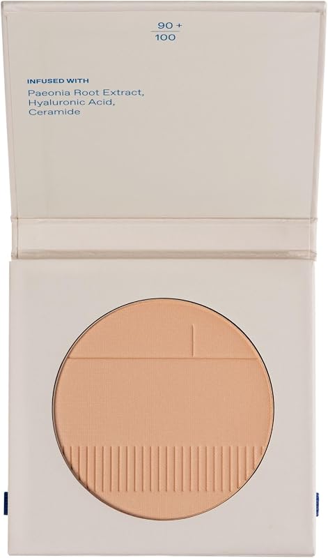 Natural Finish Face Powder Medium 02 - Polvo compacto sedoso para un cutis natural, sin efecto máscara, vegano, 8 g