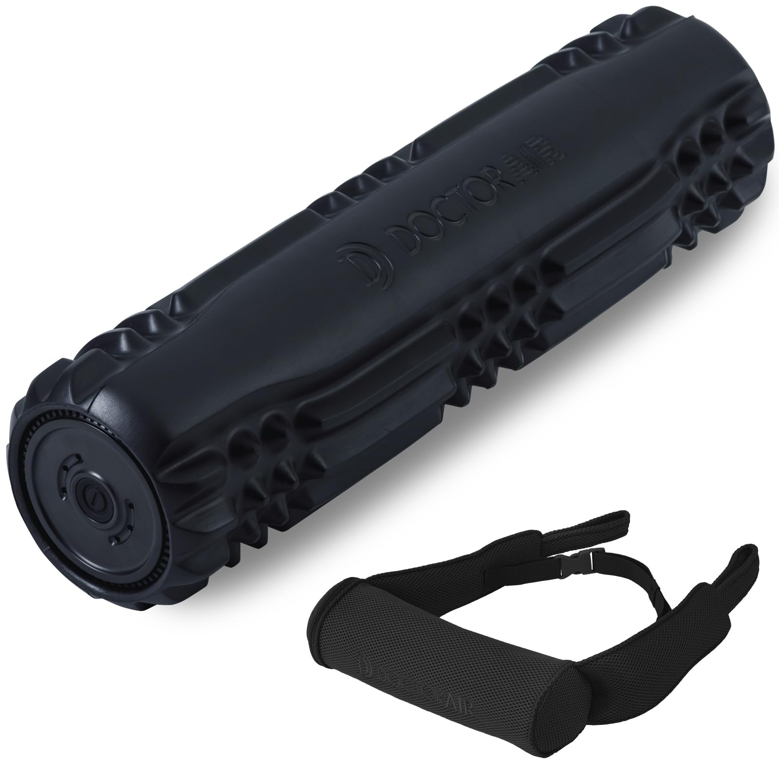 ドクターエア 公式ストア 3Dマッサージロール MR-02 フォームローラー マッサージローラー 筋膜 筋膜ローラー 筋膜リリースローラー 電動 パワフル振動 肩 背中 腰 足 筋膜リリース 母の日 父の日 敬老の日 誕生日 プレゼント ギフト/ブラック商品画像