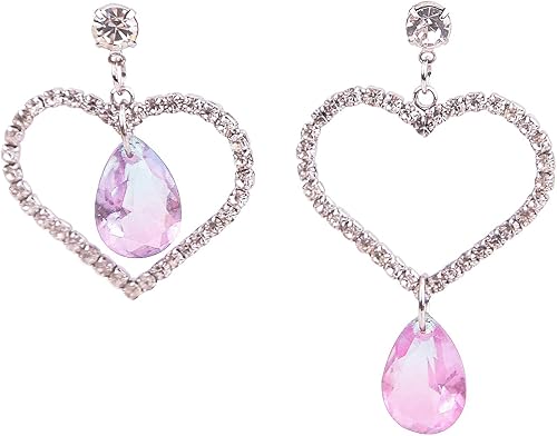 Amazon Heaven S Hailey Kポップ 韓国人少女 グループ おしゃれ ガラス ラインストーン ドロップピアス レディース ガールズ用 Wanna Be An Idol アイドル志望 特別なイベント デイリー使いに最適 ハンドメイドジュエリー ニッケルフリーポスト仕上げ ギフト