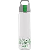 SIGG - Tritan Renew Transparent Water Bottle - Total Clear ONE MyPlanet - For Carbonated Beverages - Dishwasher Safe - With Fruit Strainer - Leakproof & Lightweight - BPA Free - 17 Oz / 25 Oz / 51 Oz