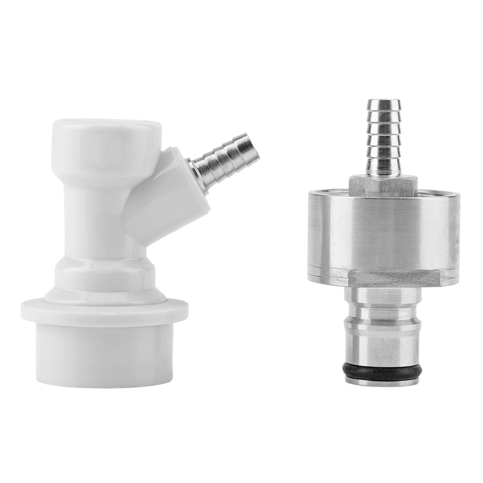 Carbonation Cap,Homebrew Stainless Carbonator with Liquid Ball Lock Fits Home Brew Soda and Beer Carbonation Systems