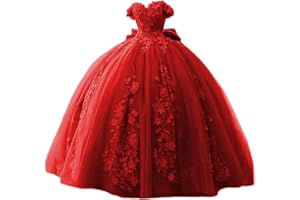TRHTX Lace Beaded Quinceanera Dresses 2025 Puffy Off Shoulder Sweet 16 Dresses Flower Tulle Quince Dress WZY54