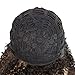 Befunny Curly Wigs for Black Women Short Jerry Kinky Curly Human Hair Wigs For Women Soft Fluffy None Lace Highlight Brown/Black Wigs (P1B/30#)