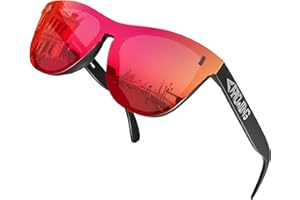 ROCKNIGHT HD Polarized UV400 Protection Anti Glare Lightweight Sunglasses TR90 Frame