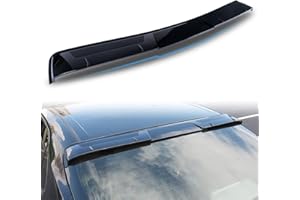 JOYOTO M Style Rear Window Visor Top Wing Roof Spoiler Deflector for 8TH Toyota Camry LE SE XSE XLE Hybrid 2018-2025, Glossy Black