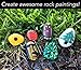 York Arts Company Paint Pens for Rock Painting, Canvas, Ceramic, Glass, Metal - Set of 15 Bright Colors, Medium-Point Oil Paint Markers, Permanent, Quick-Dry, Water-Resistant, Marks On Almost Anything