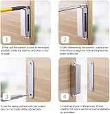 Mousike 15KG Stainless Steel Magnetic Door Catch Cabinet Cupboard Wardrobe view 8