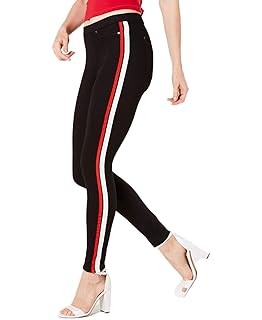 hue white denim leggings