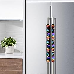 ASQVTIFE Pumpkin Refrigerator Handle Covers Set of