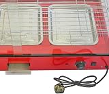 KuKoo 90cm Electric Food Warmer Cabinet Red Stainless Steel 3 Sliding Doors view 5
