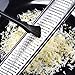 RVOKOMS Lemon Zester Tool, Professional Parmesan Cheese Grater, Premium Stainless Steel Peeler for Kitchen, Chocolate, Citrus, Vegetable, Dishwasher Safe and Upgrade Non-Slip Handle