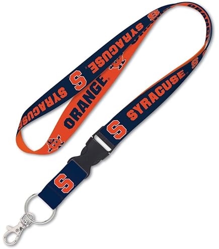 Syracuse University GO ORANGE Lanyard - 1 Inch Wide With Detachable Buckle For Keys & ID