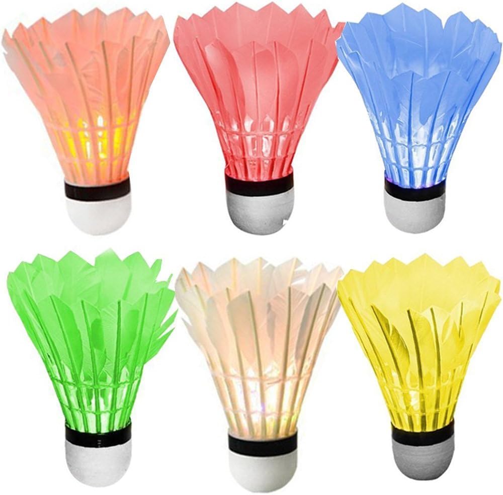 KEVENZ Goose Feather Badminton Shuttlecocks with Great Stability and Durability, High Speed Badminton Birdies (Multi) : Sports & Outdoors