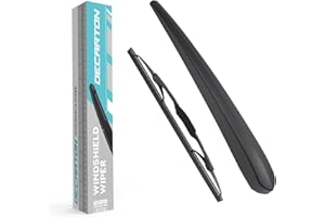 DECARTON Rear Window Wiper Arm Blade Set Replacement For Chevrolet Equinox 2018-2024, Rear windshield wiper accessories(Plastic cover with steel arm)