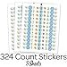 Jungle Safari Welcome Baby Shower Kisses Candy Stickers, Chocolate Drops Labels - 180 Count