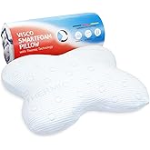 Side Sleeper Pillows for Adults – Cervical Pillow ACAMAR Designed in Germany – Ergonomic Bed Pillow with thermoregulating Pillowcase – Memory Foam Pillows for Neck Support – Pain Relief & Orthopedic