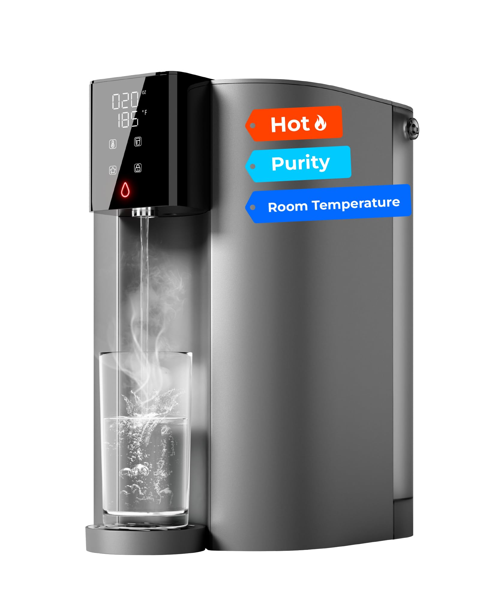 Photo 1 of [Instant Hot] Waterdrop CoreRO Reverse Osmosis System, NSF/ANSI 58 & 372 Certified, 6 Stage, Hot & Ambient Countertop RO Water Filter, No Installation Required, 3:1 Pure to Drain, WD-C1H