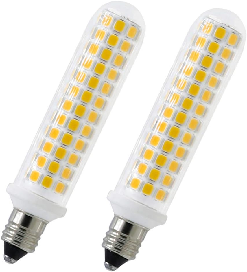 NEW LED E11 Bulb, E11 100W Equivalent, 10W Dimmable E11 Mini Candelabra Base Bulb, AC 100V-120V Warm color 3000K, 360° Indoor Lighting (Pack of 2) (Warm Color)