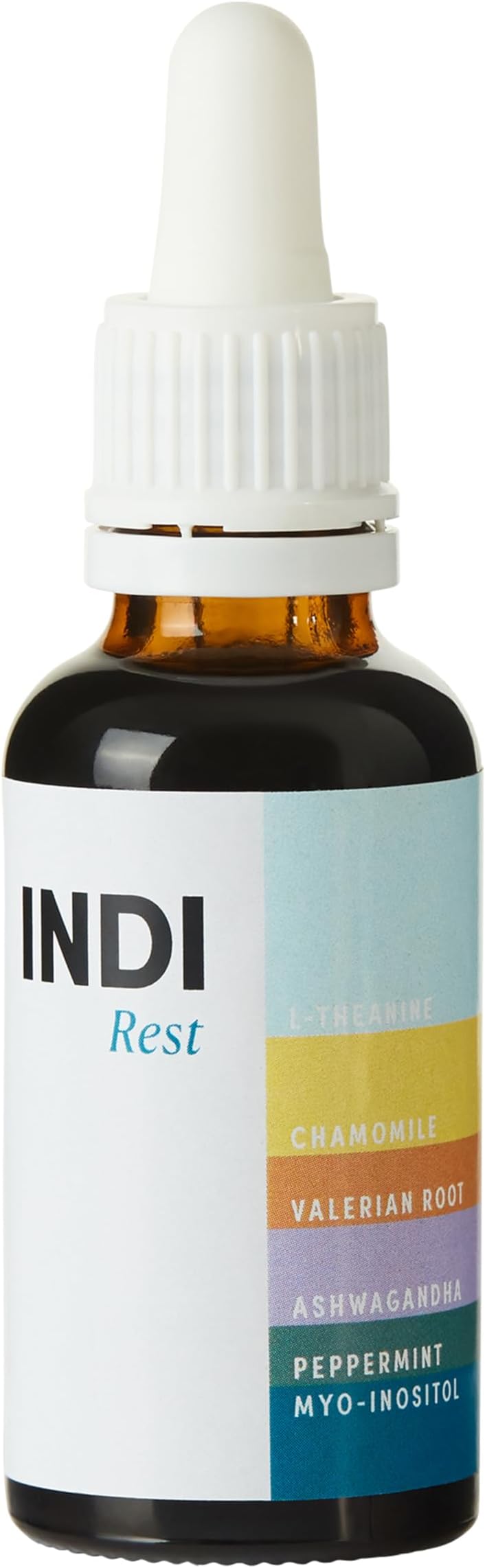 Indi Rest Natural Sleep Aid 100% Plant-Based with Ashwagandha 30-60 Servings