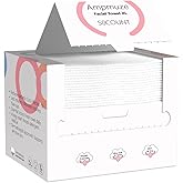 Disposable Face Towels, 10"×12" Face Towel, Towelettes XL, Ultra Soft & Thick Makeup Remover Dry Wipes for Sensitive Skin, Chemical Free 50 Count (1 Pack)