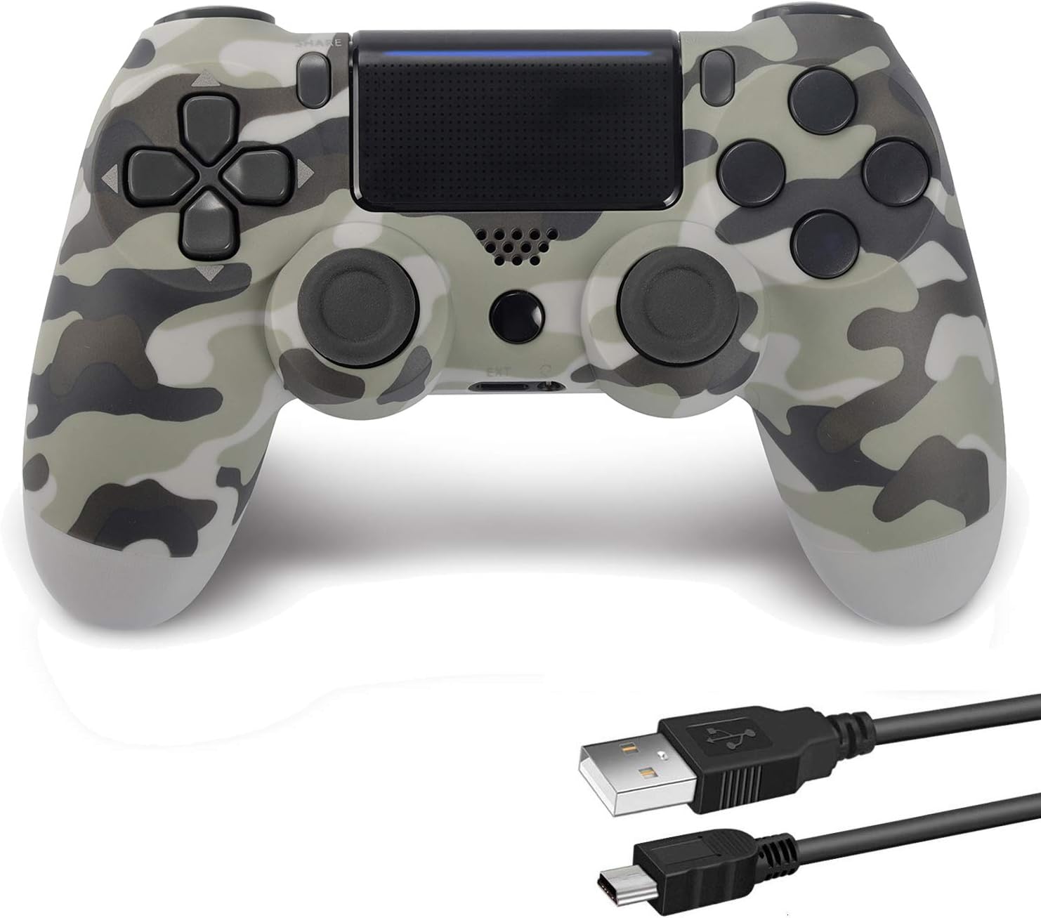 Wireless Controller for PS4 Playstation 4 Dual Shock 4 - Gray Camouflage