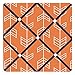 Sweet Jojo Designs Orange and Navy Fabric Memory/Memo Photo Bulletin Board for Arrow Collection