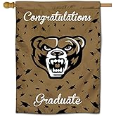 Oakland Grizzlies College Graduation Gift Banner Flag