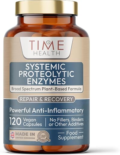 Time Health Systemic Proteolytic Enzymes Complex UK Made Ginger Minerals