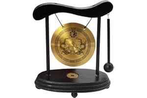 fengshuisale Zen Art Brass Feng Shui Desktop Gong W Free Red String Bracelet W1640