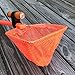 ILLUMINET: Ghost Crabbing Kit / Critter Catching / Shelling / Beach Toy / Light Up Net, Waterproof Flashlight, Glowing LED Bracelet, Floating Plastic Net Stainless Steel Hoop (Adults/Kids) ORANGE