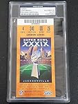 Tom Brady Signed Super Bowl Xxxix 39 Official Game Ticket Tristar & PSA/DNA Authentic Slabbed