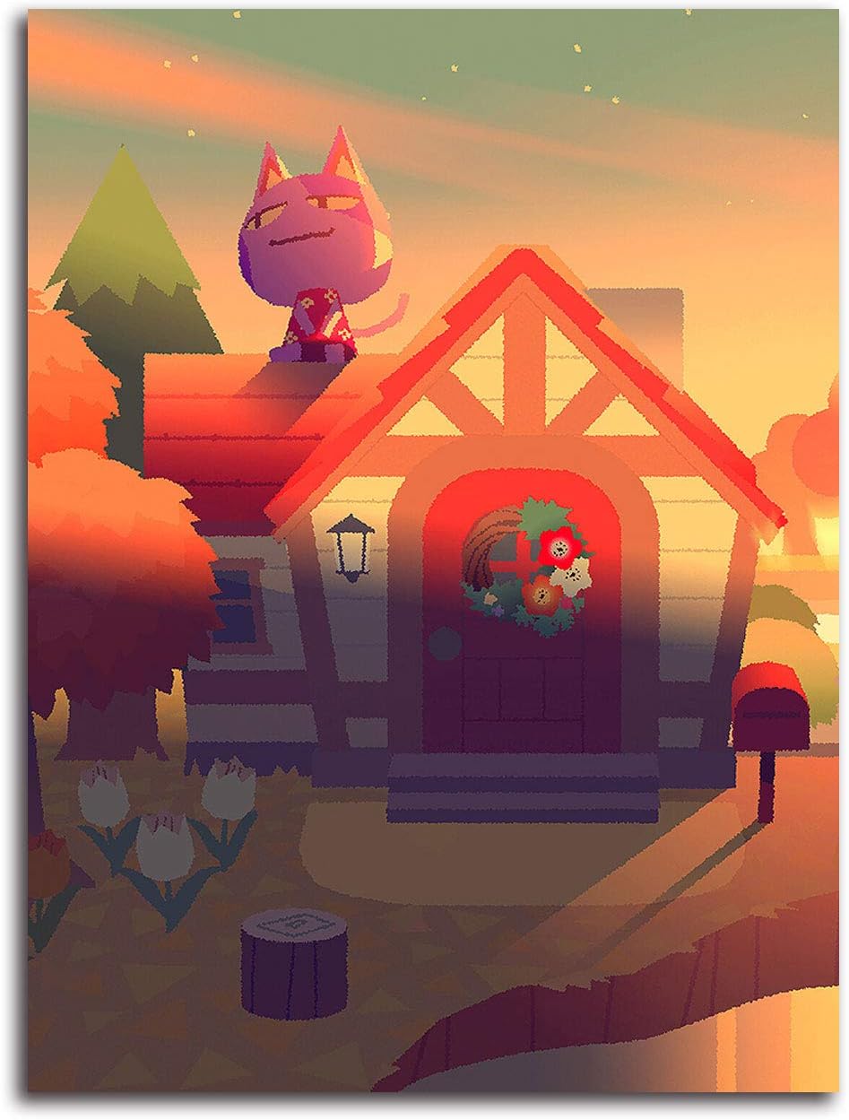 Amazon.com: Animal Crossing New Horizons Printed Wall Art Poster 12" x