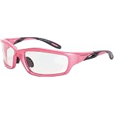 Crossfire 2254 Infinity Premium Safety Glasses, Clear Lens - Pink Frame