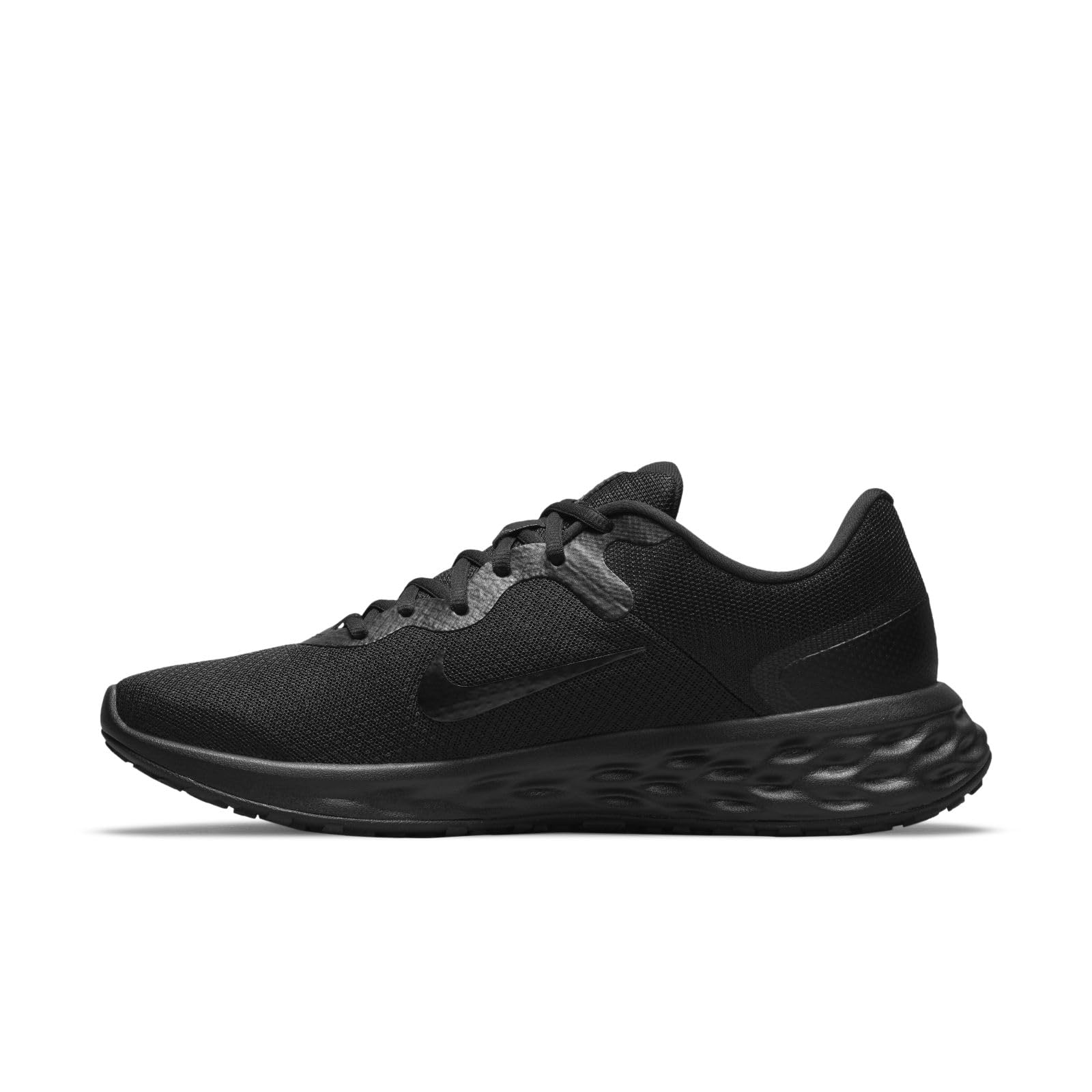 NIKE Men's Race Sneaker, Black Black Dk Smoke