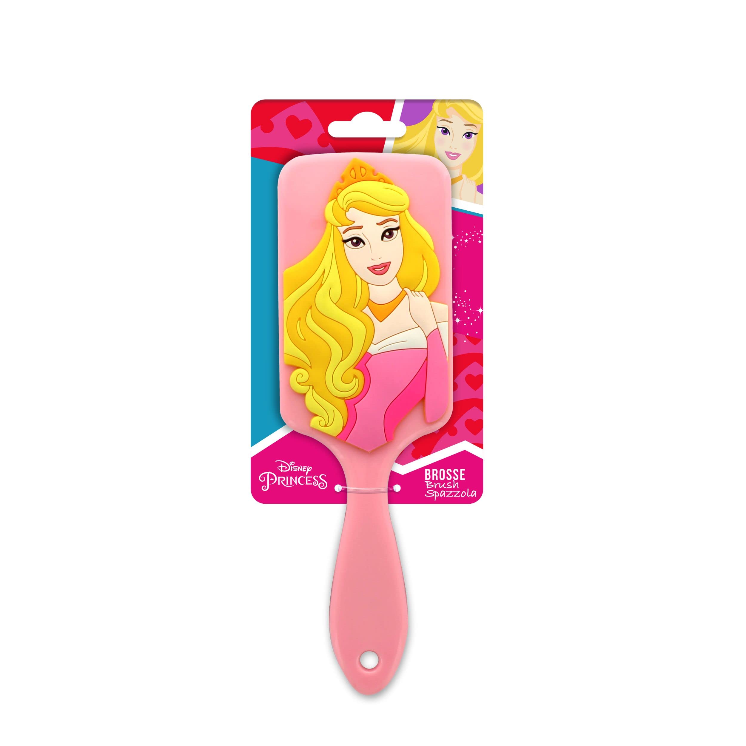 Disney princesses - Aurore 3D Silicon Hair Brushes - Princess - All Hair Types