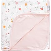 Copper Pearl Three-Layer Baby Blanket: Soft Baby Quilts for Boys and Girls | Breathable, Cozy, Toddler Blanket | Baby Quilt for Newborns | 46x46 Premium Polyester/Rayon | Mabel