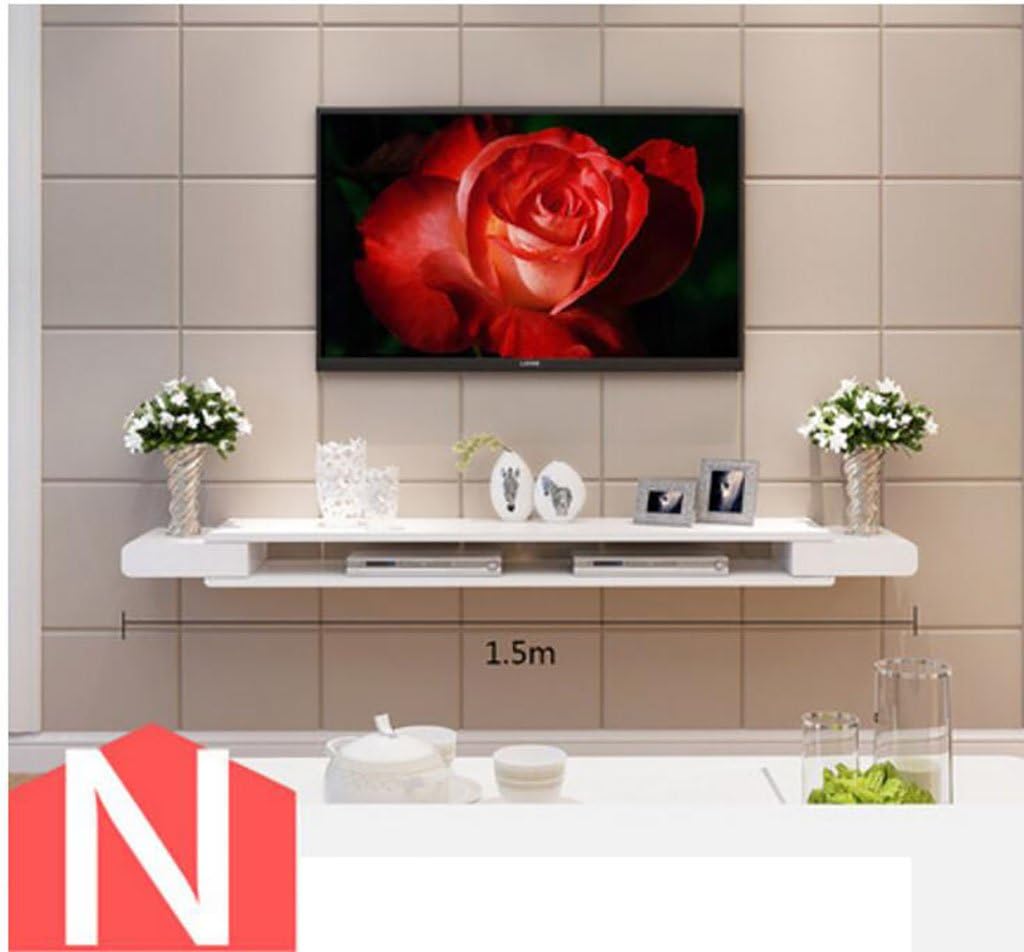 FGSGJ TV Cabinet Set - Top Box Shelves Living Room TV Wall Background Wall Hanging Bedroom Partitions Wall Decoration (Color : A)
