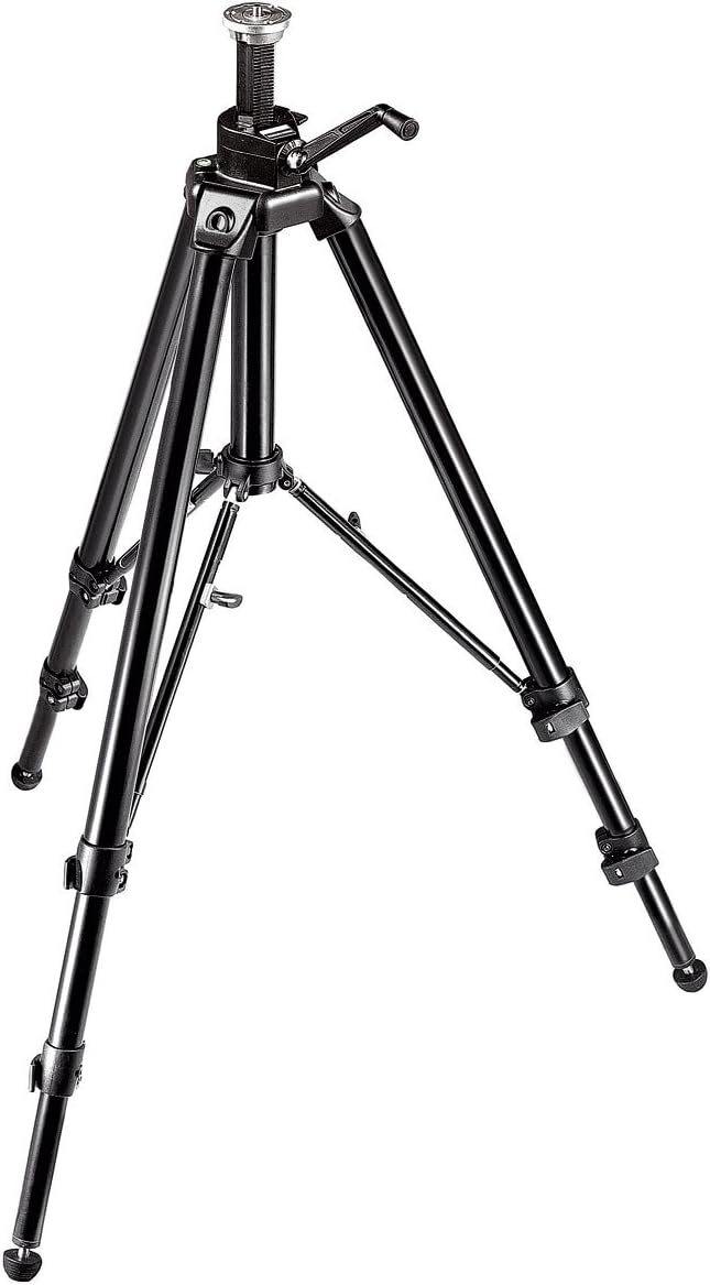 Manfrotto 475B Pro Geared Tripod without Head (Black) : Camera Tripods : Camera & Photo