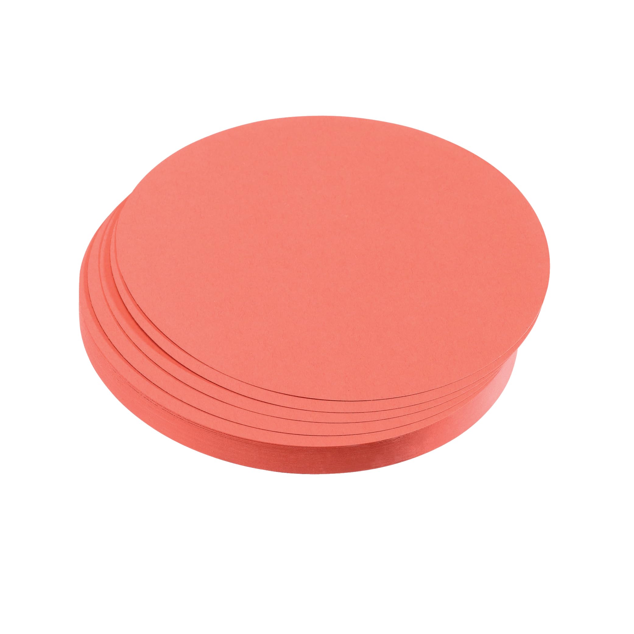 Franken Kreise UMZ 10 04 Presentation Cards Circular 9.5 cm Diameter 130 g/m² Pack of 500 Yellow 500 Stück red