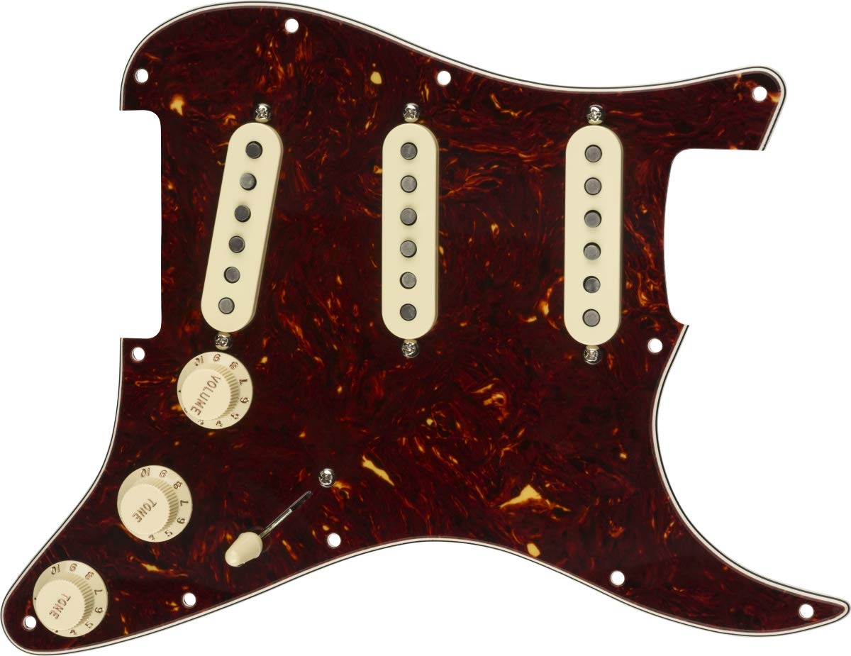 Fender® Pre-wired Pickguard Strat® Texas Special - S/S/S - Tortoise Shell