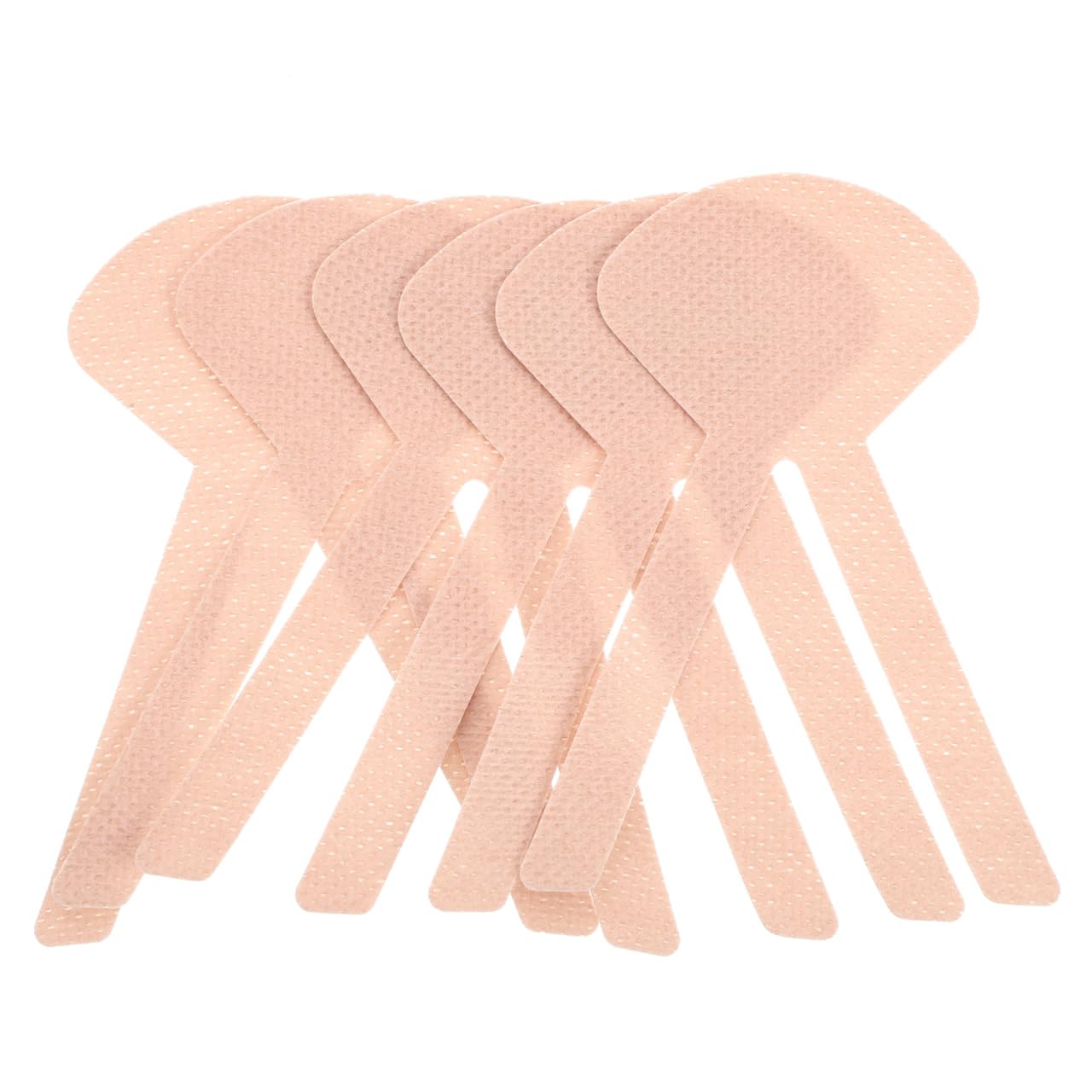 Healifty 6 Sheets of Nasal Tube Holder Nasogastric Feeding Tube Nasogastric Tube Tape Fastener Catheter Fixed Tape Sticker Home Clinic Care Nursing Supplies 11x8. 5x0. 1cm, Light Brown