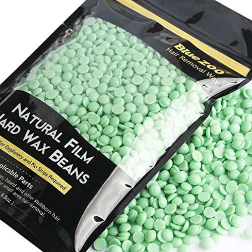 DZT1968 1bag/250g No Strip economic hygienic Film Hard Wax Pellet Waxing Bikini Hair Removal Bean (F)