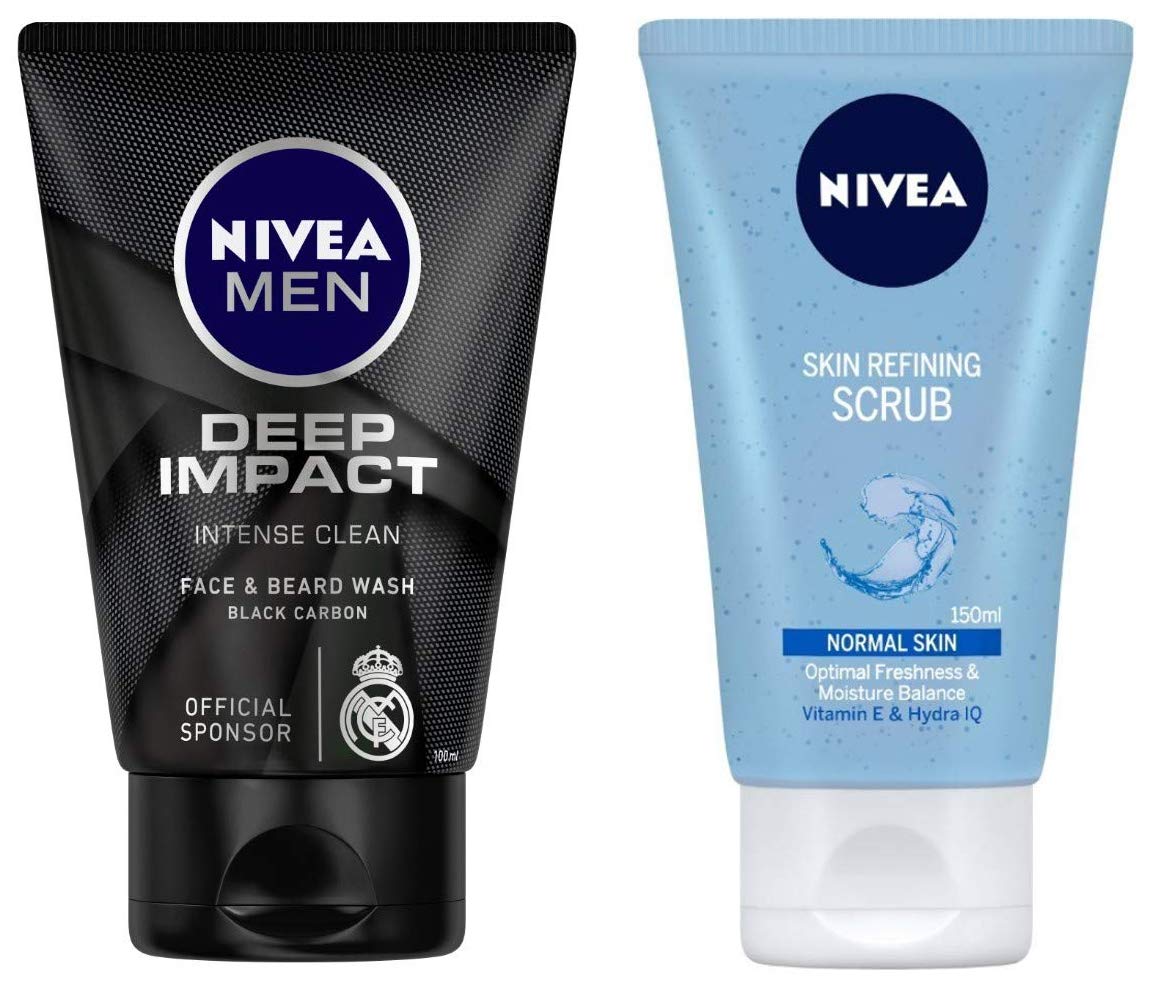 nivea men face wash deep impact