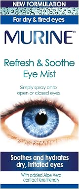 Murine Refresh & Soothe Eye Mist 10ml Hyaluronic Acid Aloe Vera