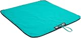 Two Bare Feet Portable Changing Mat Watersports Waterproof Roll-Up Black Teal view 3